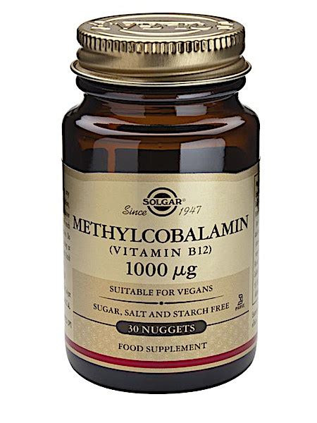 Solgar Vitamins Methylcobalamin 1000mcg 30 Tabletten