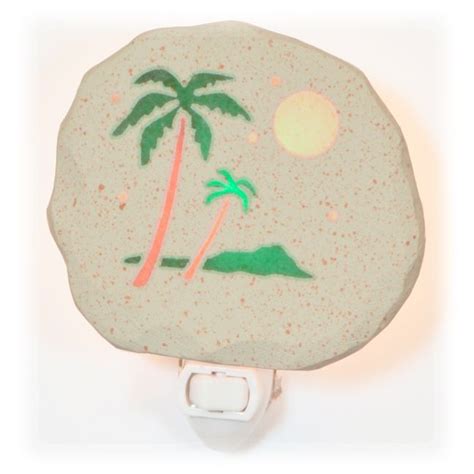 Palm Tree Nightlight Allow The Palm Tree Night Light To Take You On A Tranquil Journey Of Sandy