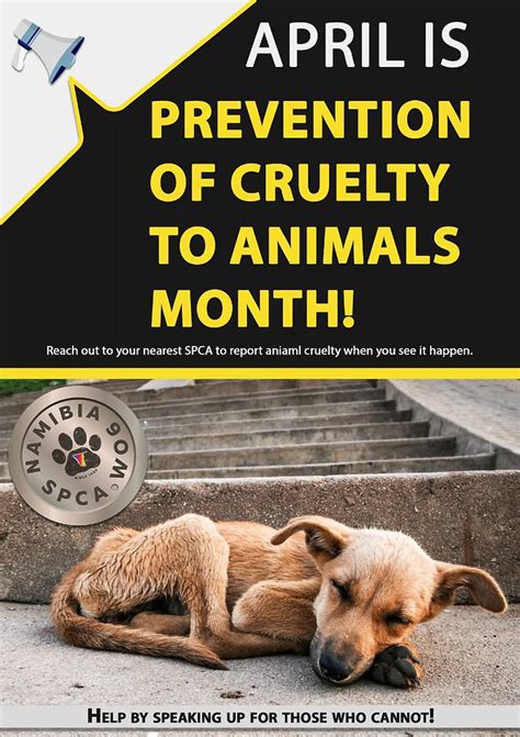 April is Prevention of Cruelty to Animals Month