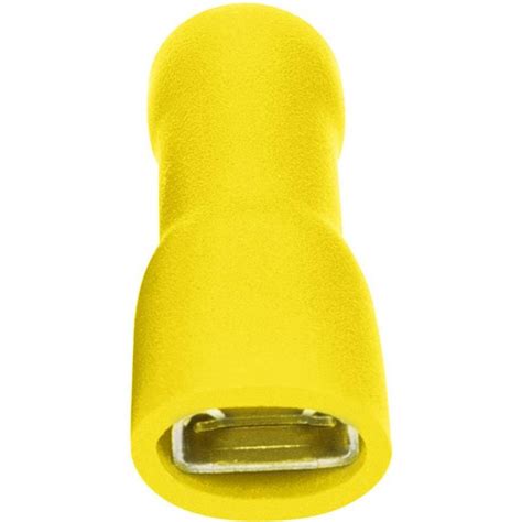 Yellow Female Mm Faston Crimp Insulated