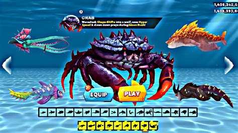 Hungry Shark Evolution New Giant Crab Boss All Sharks Unlocked Vs New