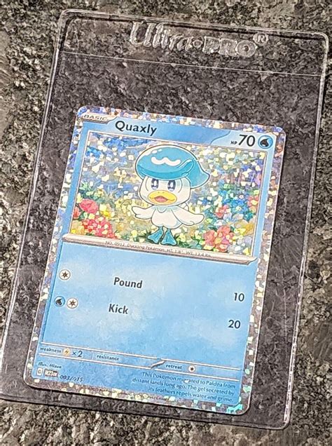 Pokemon Tcg Quaxly Foil Shiny Holo Card Mcdonalds Exclusive Promo