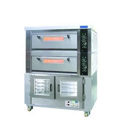 Double Electric Sm T Sm Fg Gas Deck Oven With Base Proofer At