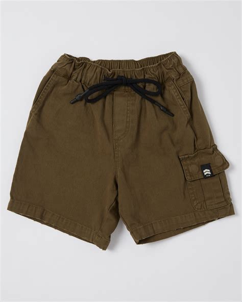 St Goliath Trail Cargo Short Khaki Surfstitch