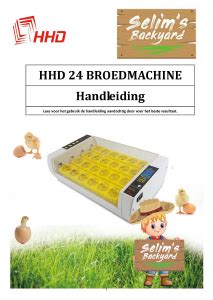 Handleiding HHD 24 Broedmachine