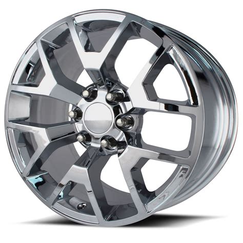 Gm Style Honeycomb Chrome 24 Inch Wheels For Chevy Silverado Tahoe