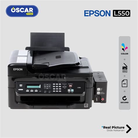 Printer Warna EPSON L550 Print Scan Copy ADF F4 Lazada Indonesia