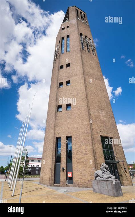 The Poldertoren Is A Former Water Tower At The Town Center Of Emmeloord