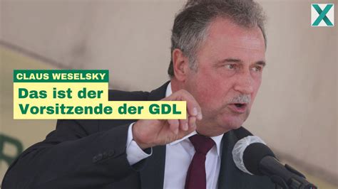 Claus Weselsky Das Ist Der Vorsitzende Der Gdl