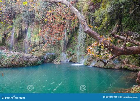 Kursunlu Waterfall In Antalya Turkiye Stock Image Image Of Scenic