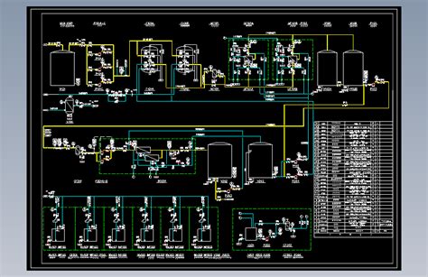 30th膜法（ufro）中水回用流程图autocad 2004模型图纸下载 懒石网