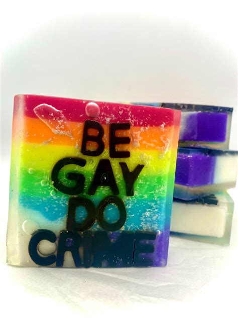 Rainbow Pride Soapsfunny Gay Soap2slgbtqgay Etsy