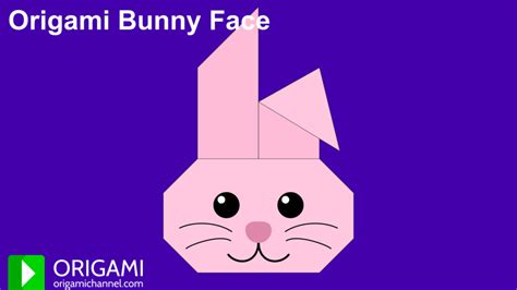 Origami Bunny Face