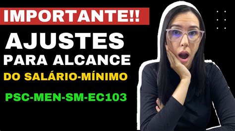 O Que S O Ajustes Para Alcance Do Sal Rio M Nimo Da Ec E Como