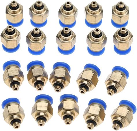 6mm Air Connectors Fittings Pneumatic Quick Connector Male Thread