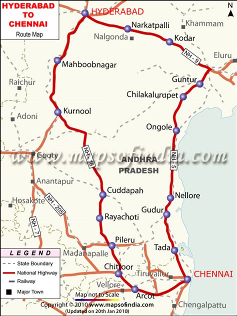 Chennai To Thirunallar Road Map Tourist Map Of English