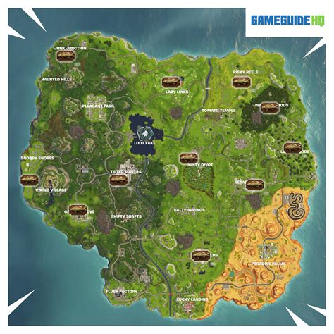 Fortnite Fish Trophy Locations (Map) | GameGuideHQ