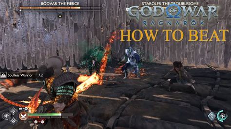 God Of War Ragnarok Bodvar The Fierce Starolfr How To Defeat Most