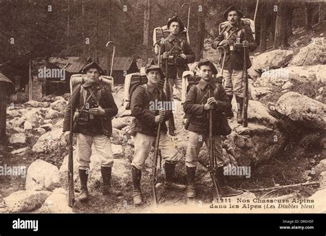 France Chasseurs Alpins Stock Photo Alamy