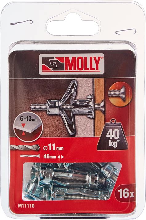 Amazon Molly M11110 Xj Metal Cavity Wall Dowels With M5 Screw