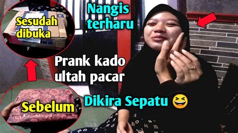 Prank Pacar‼ Gak Tega Liatnya Udah Nangis Duluan Tapi Isinya 🙈 Youtube