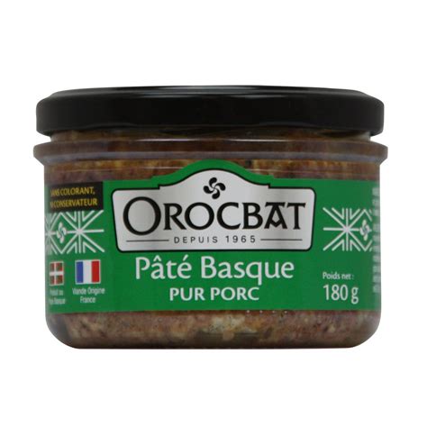 Orocbat P T Basque Pur Porc G Pas Cher Auchan Fr