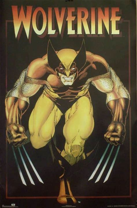 Wolverine Poster 1989 Wolverine Comic Comics Poster Wolverine