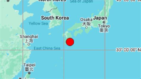 Earthquake in Japan, southern Japan, Know Today's Earthquake Time ...