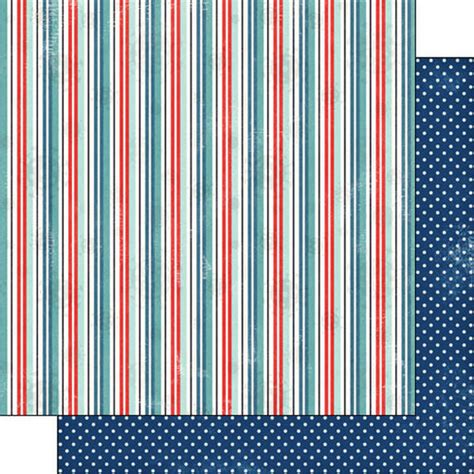 Scrapbook Customs Covid 19 Stripe Polka Dot Paper