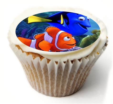 Buy Finding Nemo Finding Dory X Pre Cut Fairy Cake Cupcake Edible