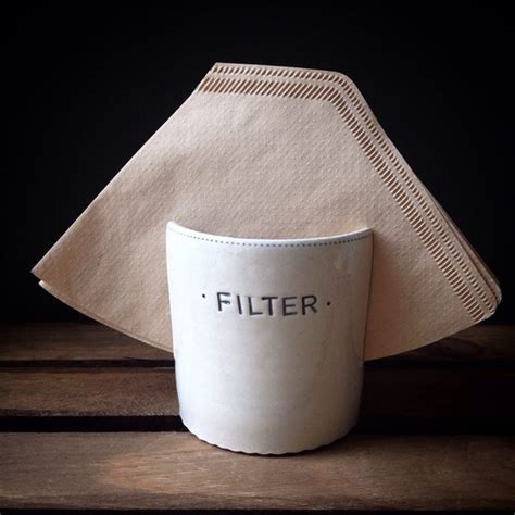 Coffee filter holder by taniajulianceramics on Etsy