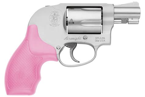 Smith And Wesson 638 38 Special J Frame Revolver With Pink Grips