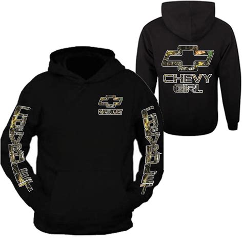 Duramax Chevrolet Camo Chevy Girl Chest And Arm Hoodie Sweatshirt Front