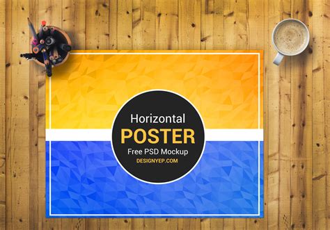 Landscape Poster Mockup – Sketsa