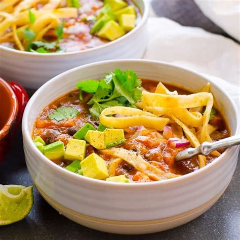 Instant Pot Chicken Tortilla Soup IFoodReal