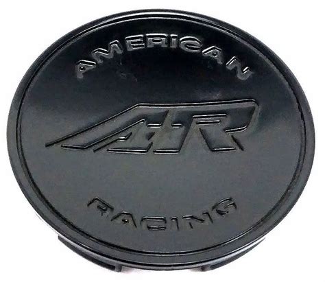 American Racing Gloss Black Center Cap American Racing S066K74S1