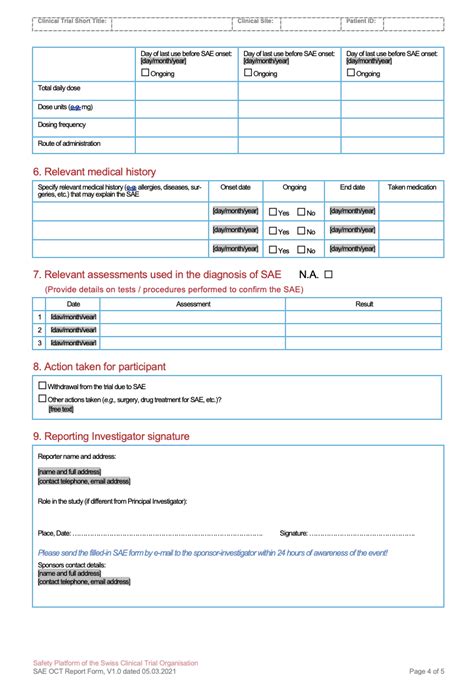 Trial Report Template Rebeccachulew