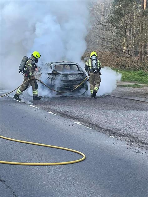 Firefighters Called To Car Fire On A1065 Between Brandon And Mildenhall