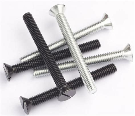 M6 M10 Slotted Countersunk Head Bolt Stainless Steel CSK Head Bolt