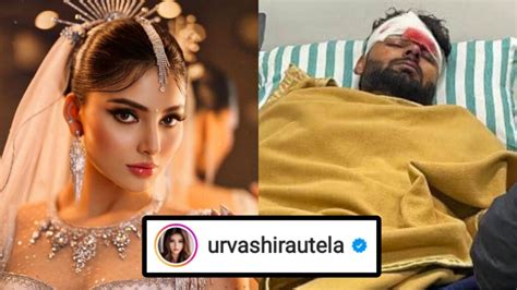 Urvashi Rautela S Post After Rishabh Pant Accident Goes Viral Netizens