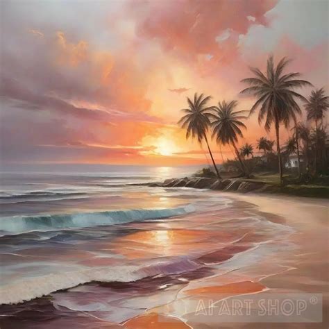 Sun Kissed Serenity Beach Sun Trees Land Escape