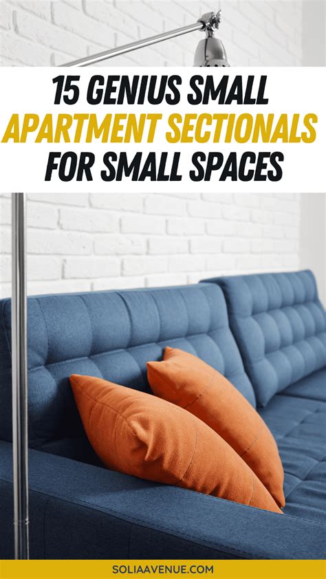 15 Small Apartment Sectionals for Small Spaces - 2024