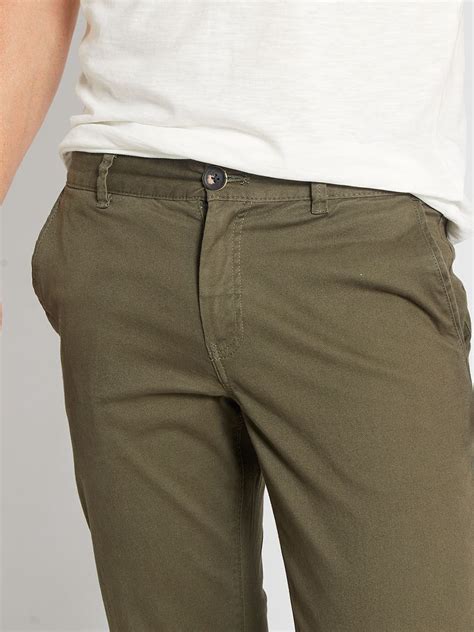 Pantalón chino regular L32 KAKI Kiabi 15 00