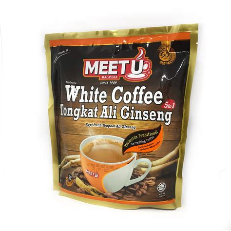 Meet U White Coffee Tongkat Ali Ginseng 5 In 1 20s X 30g Lazada