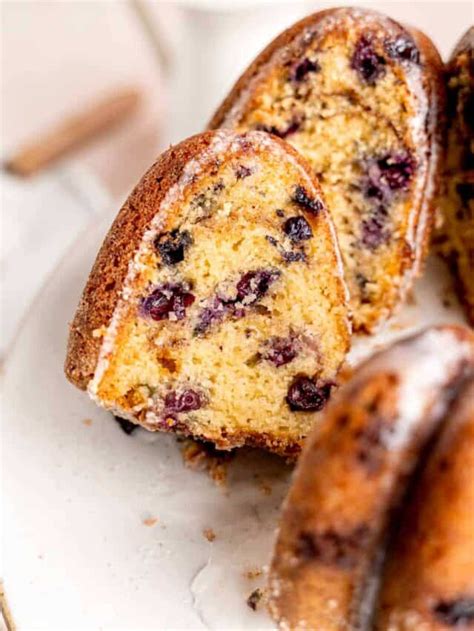 Blueberry Bundt Cake With Cinnamon Swirls Broken Oven Baking