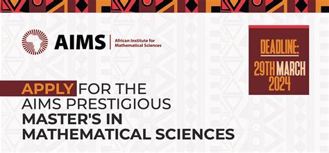 African Institute For Mathematical Sciences Aims Scholarships