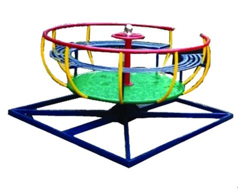 Mild Steel Revolving Merry Go Round And Spinner Seating Capacity Six