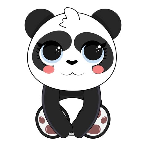 Baby Panda Bear Cartoon