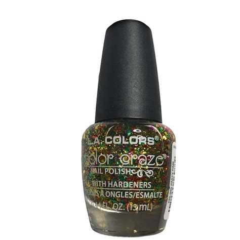 44 Oz Bottle La Colors Color Craze Nail Polish With Hardeners Party