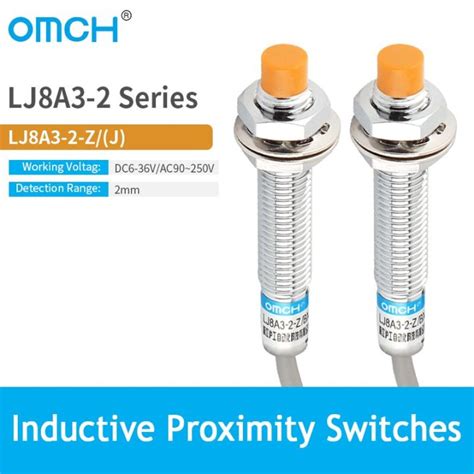 OMCH Inductive Proximity Sensor Switch 2Mm Detecting Distance DC 6 36V